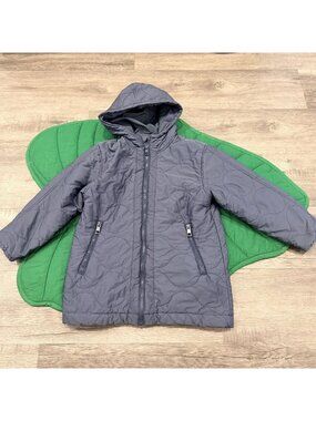 Zara Kids 6-7 Navy Blue Quilted Puffer Jacket